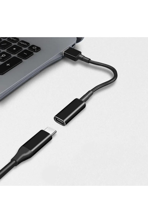 POWERTECH καλώδιο τροφοδοσίας CAB-UC077, USB-C σε slim tip Lenovo, μαύρο