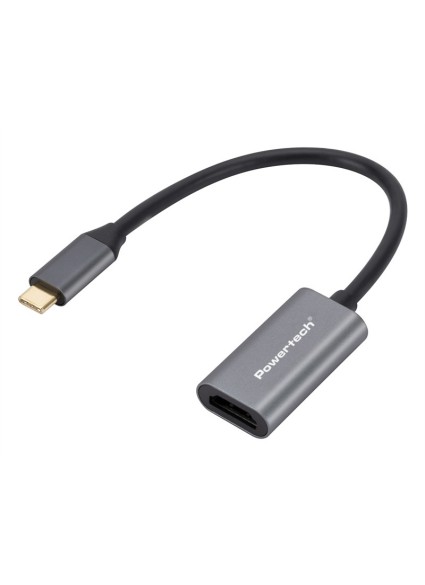 POWERTECH αντάπτορας USB-C σε HDMI CAB-UC086, 4K/60Hz, γκρι