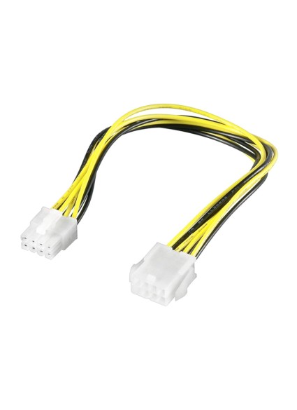 POWERTECH καλώδιο για MB 8pin αρσενικό σε 8pin θηλυκό CAB-W008, 20cm