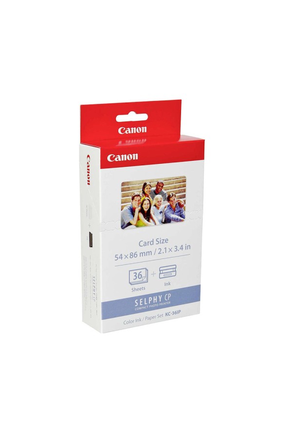 Canon KC-36IP Colour Ink & Paper Set Credit Card Size 36prints (7739A001) (CAN-KC36IP)