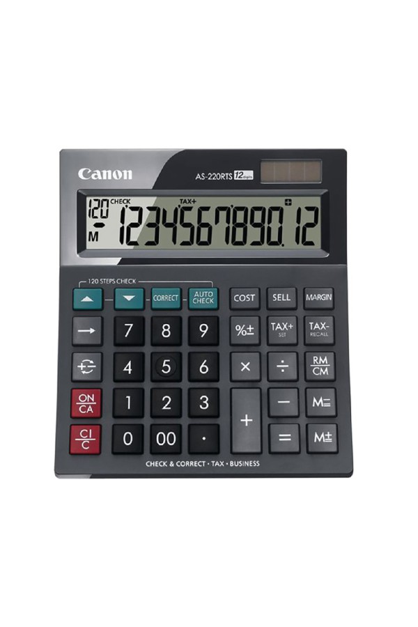CANON AS220RTS 12 DIGIT CALCULATOR (4898B001AB) (CANAS220RTS)
