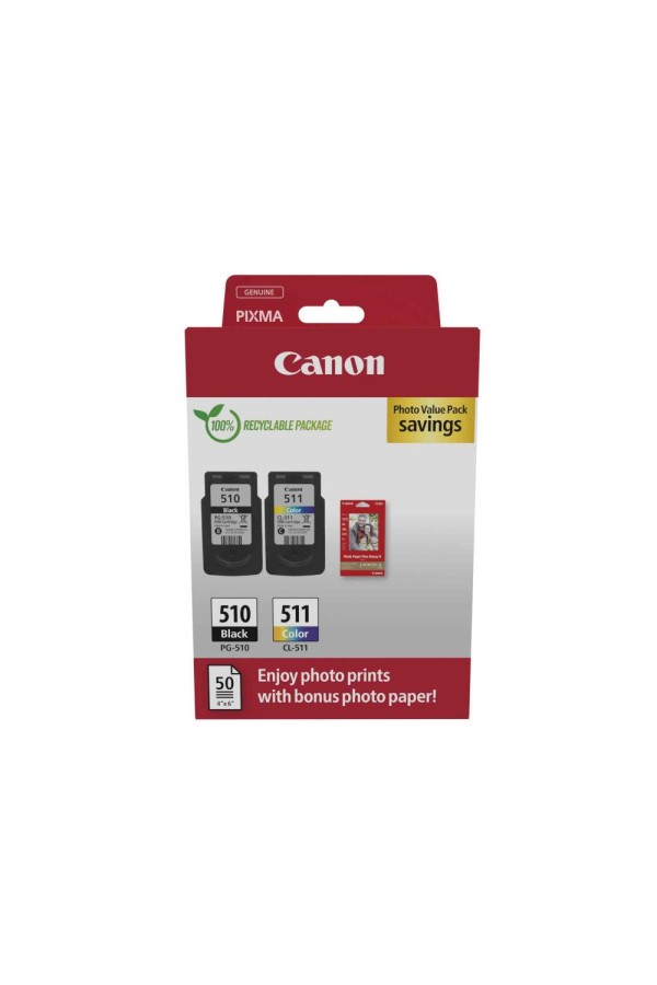 Canon Μελάνι Inkjet PG-510/CL-511 PVP (2970B017) (CANCL-511PVP)