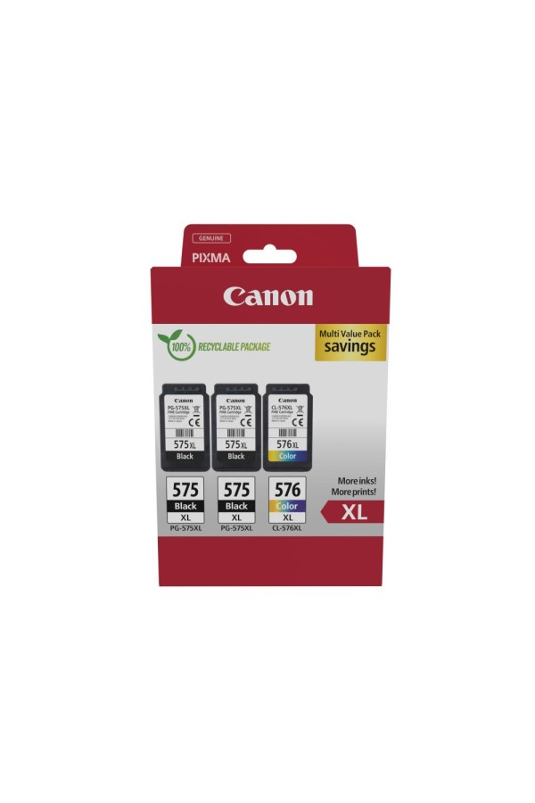 Canon Μελάνι Inkjet PG-575XLx2/CL-576XL MultiPack (5437C004) (CANCL-576XLMP)