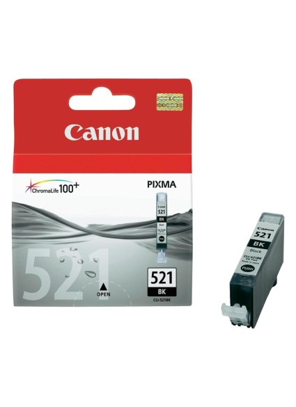 Canon Μελάνι Inkjet CLI-521BK Black (2933B001) (CANCLI-521BK)