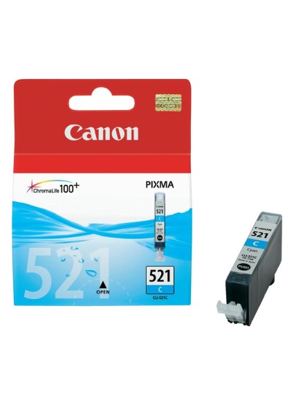 Canon Μελάνι Inkjet CLI-521C Cyan (2934B001) (CANCLI-521C)