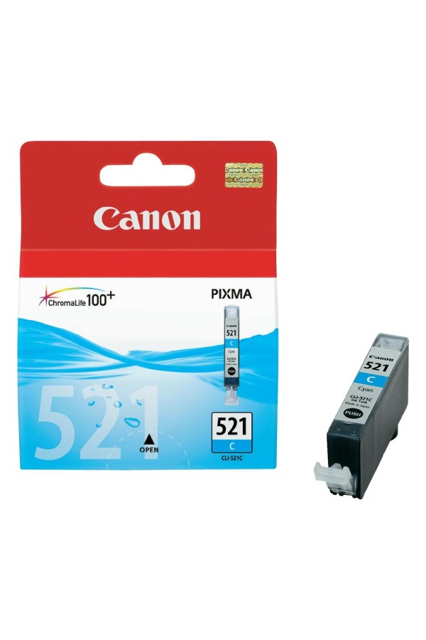 Canon Μελάνι Inkjet CLI-521C Cyan (2934B001) (CANCLI-521C)