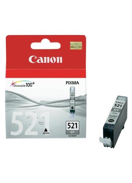 Canon Μελάνι Inkjet CLI-521GY Grey (2937B001) (CANCLI-521GY)
