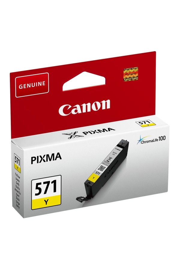 Canon Μελάνι Inkjet CLI-571Y Yellow (0388C001) (CANCLI-571Y)