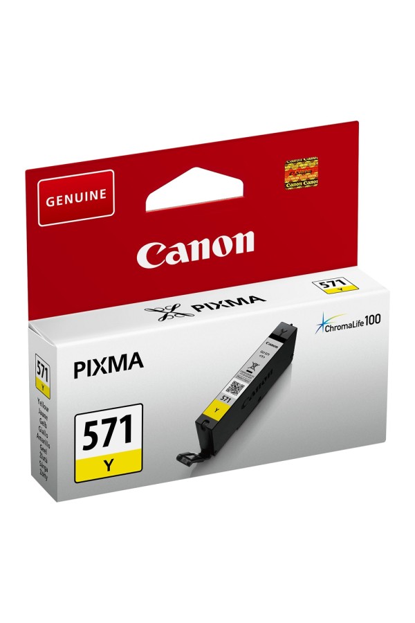 Canon Μελάνι Inkjet CLI-571Y XL Yellow (0334C001) (CANCLI-571YXL)