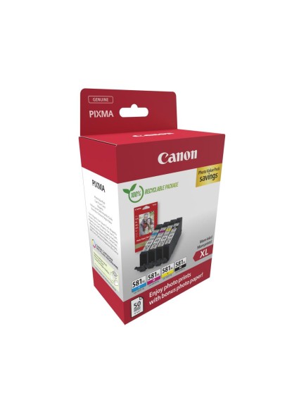 Canon Μελάνι Inkjet CLI-581XL CMYK (2052C006) (CANCLI-581XLMP)