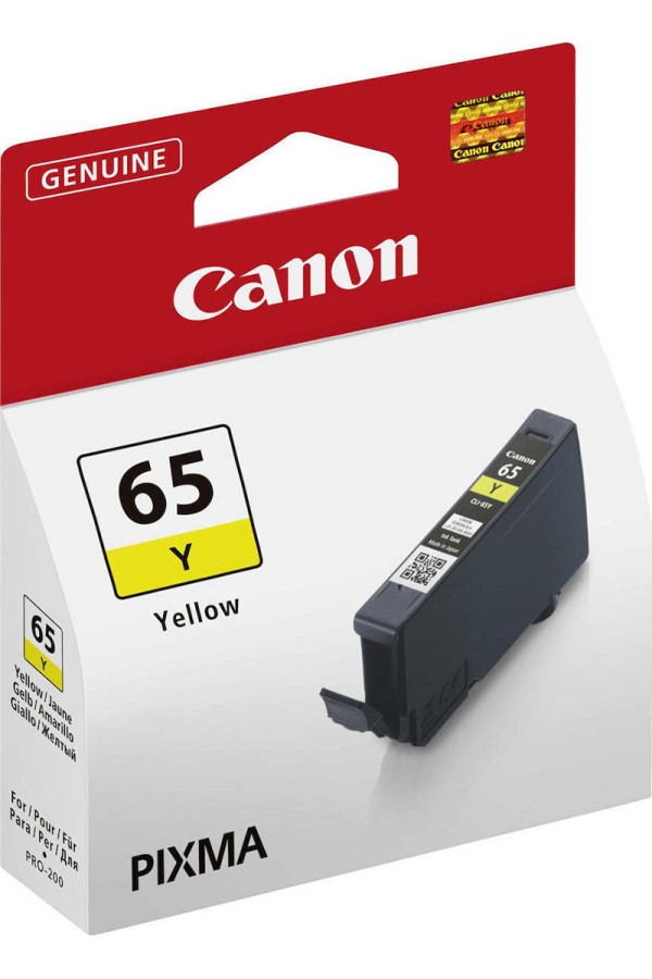 Canon CLI-65Y Μελάνι Εκτυπωτή InkJet Κίτρινο (4218C001) (CANCLI-65Y)