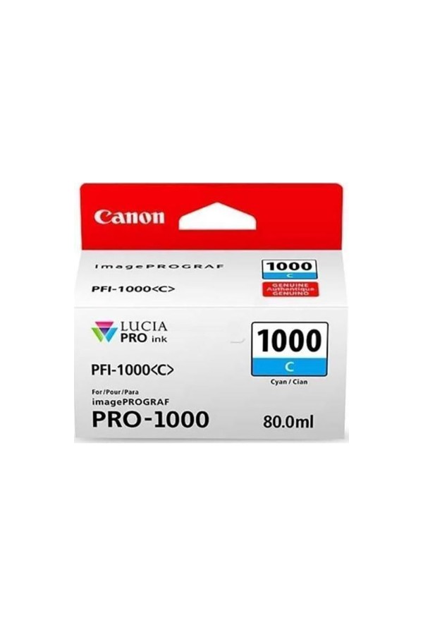 Canon Μελάνι Inkjet PFI1000C Cyan (0547C001) (CANPFI-1000C)