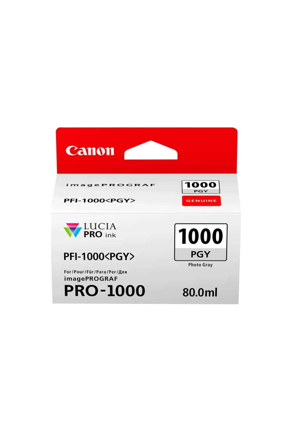 Canon Μελάνι Inkjet PFI1000PGY Photo Grey (0553C001) (CANPFI-1000PGY)