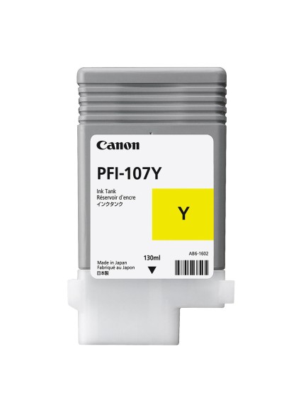 Canon Μελάνι Inkjet PFI-107Y Yellow (6708B001) (CANPFI-107Y)