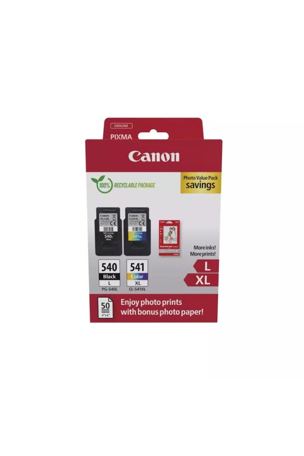 Canon Μελάνι Inkjet PG-540L/CL-541XL Ph.Value Pack (5224B012) (CANPG-540LPVP)