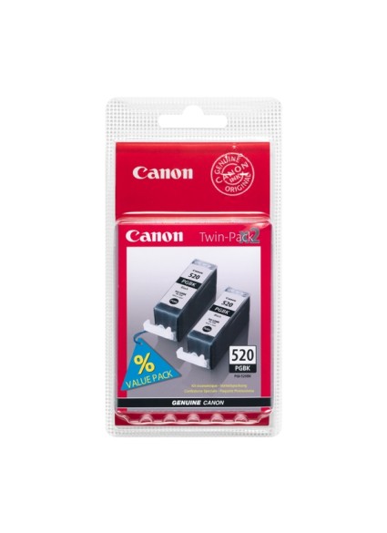 Canon Μελάνι Inkjet PGI-520BKTP Black Twin Pack (2932B012) (CANPGI-520BKTP)