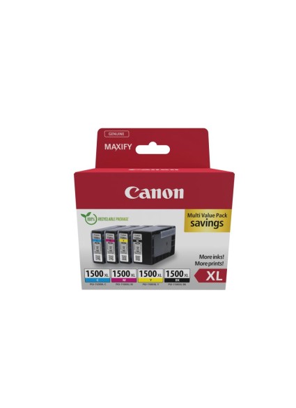 Canon Μελάνι Inkjet PGI-1500XL CMYK Multipack (9182B010) (CANPGI1500XLMP)
