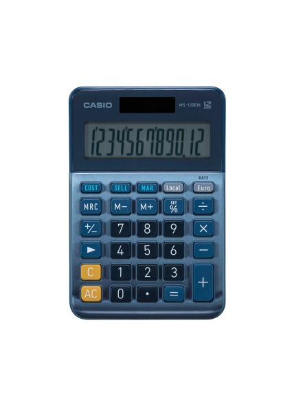 CASIO MS-120EM 12-DIGIT CALCULATOR (MS-120EM) (CASMS120EM)