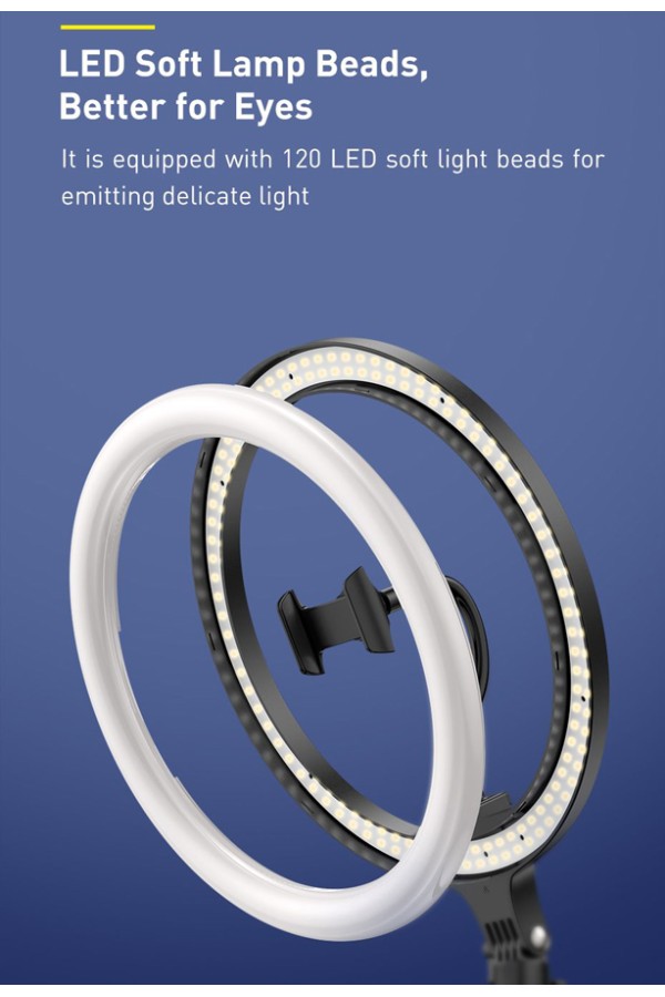BASEUS φωτιστικό δαχτυλίδι LED CRZB12-B01, 12