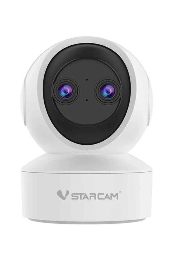 VSTARCAM smart κάμερα CS49D, 3MP, dual lens, WiFi, PTZ, SD