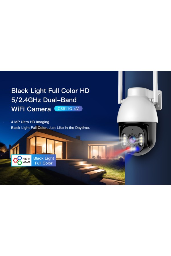 VSTARCAM smart κάμερα CS611Q-UV, 4MP, Wi-Fi, PTZ, SD