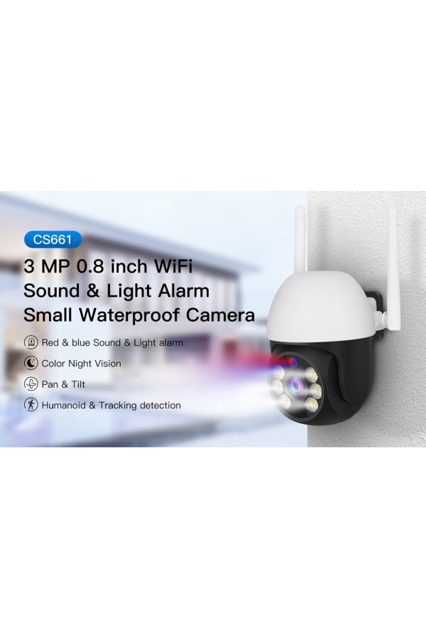 VSTARCAM smart IP κάμερα CS661, IP65, 3MP, WiFi, PTZ