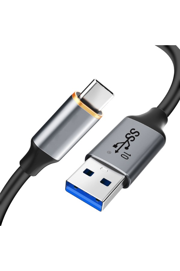 CABLETIME καλώδιο USB-C σε USB CT-AMCMG2, 60W, 10Gbps, 1.5m, μαύρο