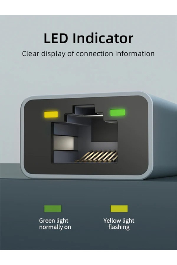 CABLETIME αντάπτορας δικτύου CT-AML1000, USB, 1000Mbps Ethernet, γκρι