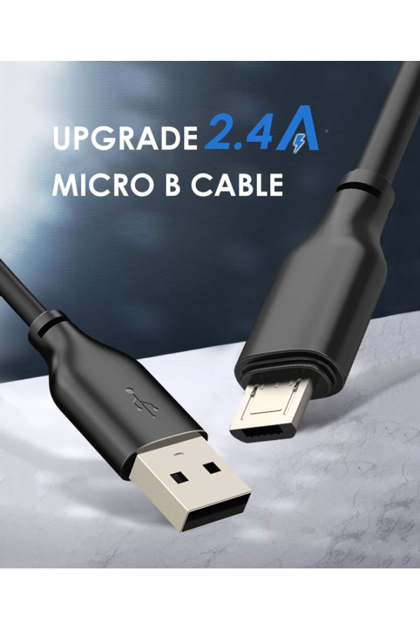 CABLETIME καλώδιο micro USB σε USB CT-05G, 12W, 480Mbps, 2m, μαύρο