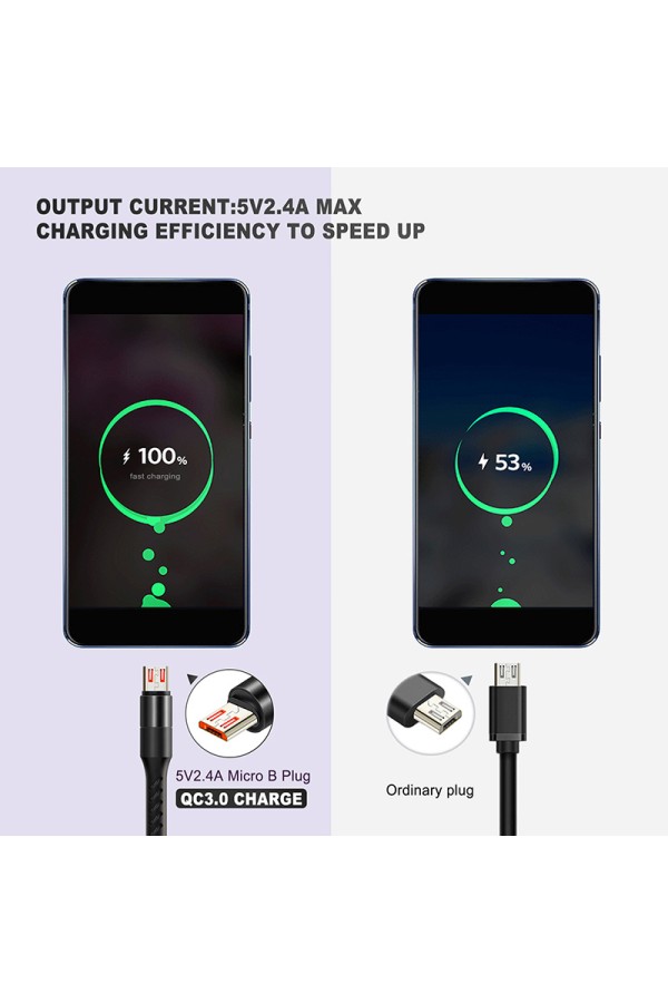 CABLETIME καλώδιο micro USB σε USB CT-P05, 12W, 480Mbps, 1m, μαύρο