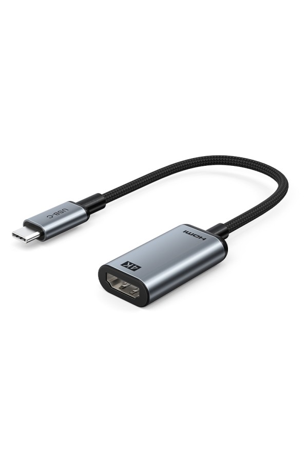 CABLETIME αντάπτορας USB-C σε HDMI CT-CMHF4K30-AG, 4K/30Hz, γκρι