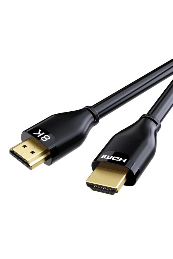 CABLETIME καλώδιο HDMI 2.1 CT-HM8K με Ethernet, 8K/60Hz, 48 Gbps, 1m, μαύρο