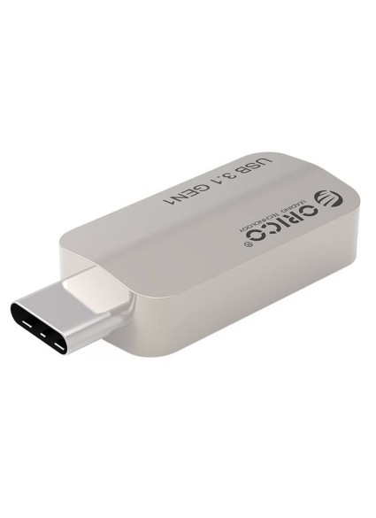 ORICO αντάπτορας USB-C σε USB 3.1 CTA2, 5Gbps, 3A, ασημί