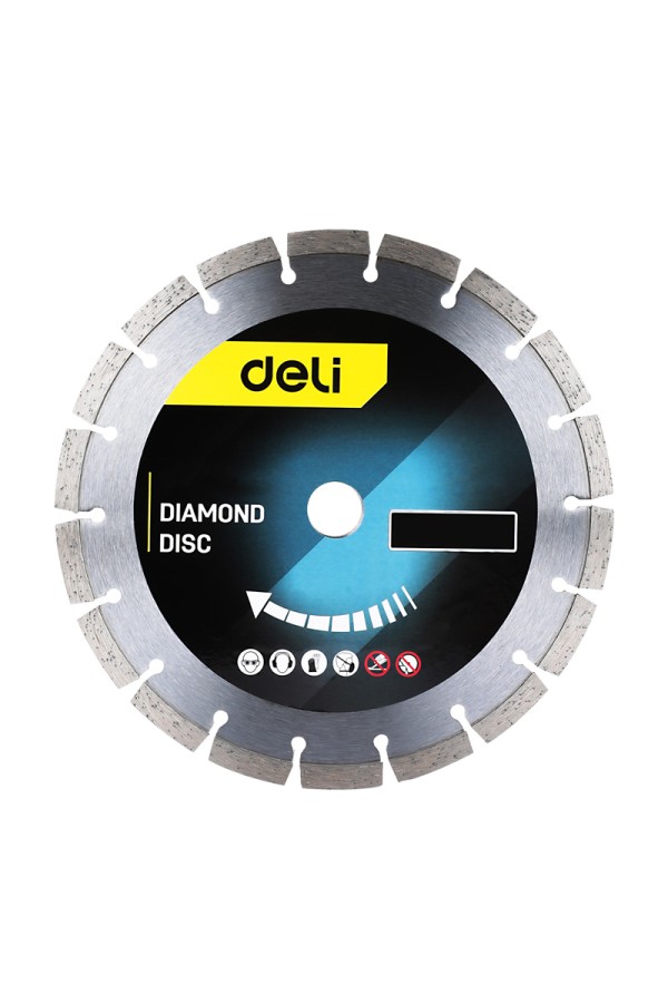 DELI δίσκος κοπής διαμαντέ DH-SQP125-E1, δομικών υλικών, 125mm, 12250rpm