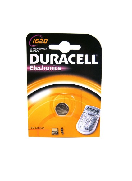 Duracell Electronics Μπαταρία Λιθίου Ρολογιών CR1620 3V 1τμχ (DECR1620)(DURDECR1620)