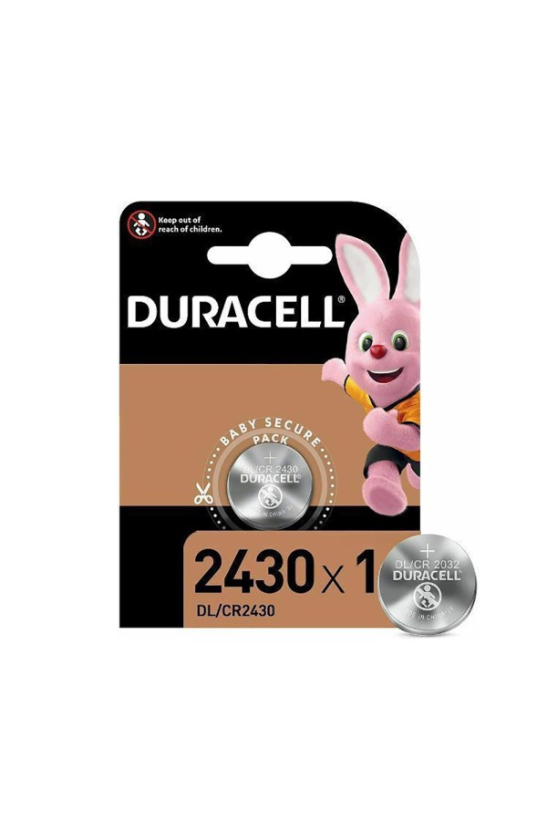 Duracell Electronics Μπαταρία Λιθίου Ρολογιών CR2430 3V 2τμχ (DECR24302) (DURDECR24302)