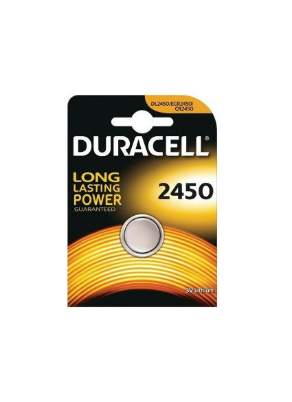 Duracell Electronics Μπαταρία Λιθίου Ρολογιών CR2450 3V 1τμχ (DECR2450)(DURDECR2450)
