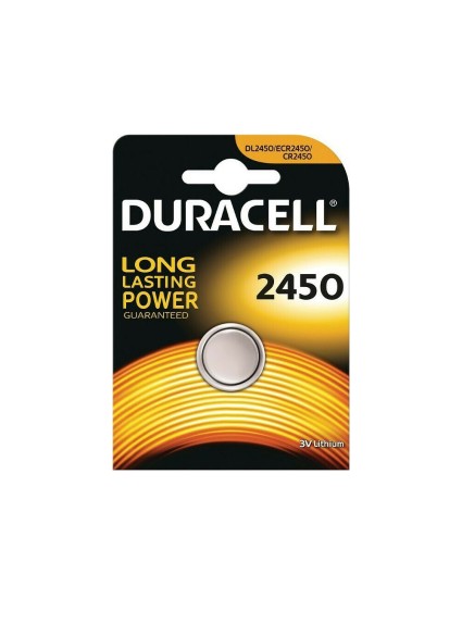 Duracell Electronics Μπαταρία Λιθίου Ρολογιών CR2450 3V 2τμχ (DECR24502) (DURDECR24502)
