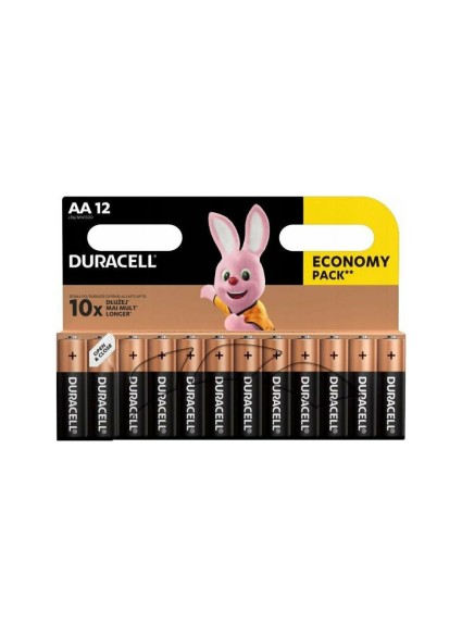 Duracell Αλκαλικές Μπαταρίες AA 1.5V 12τμχ (DRAALR6) (DURDRAALR6)