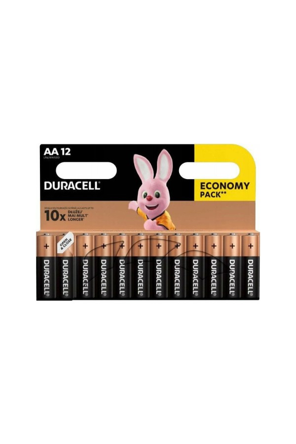 Duracell Αλκαλικές Μπαταρίες AA 1.5V 12τμχ (DRAALR6) (DURDRAALR6)