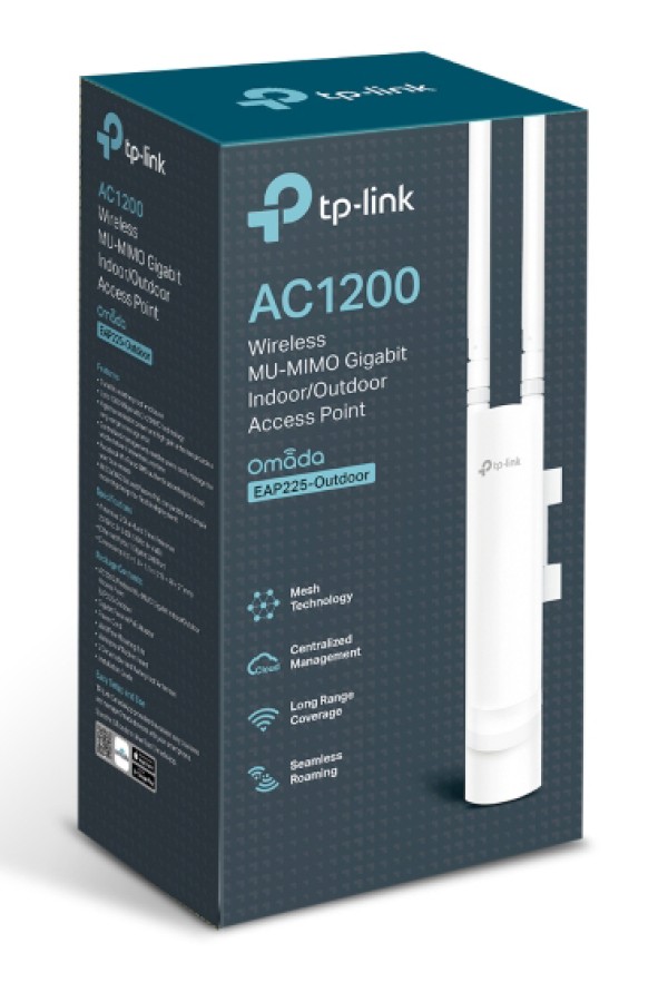 TP-LINK ασύρματο access point EAP225-OUTDOOR, AC1200 MU-MIMO, Ver. 3.0