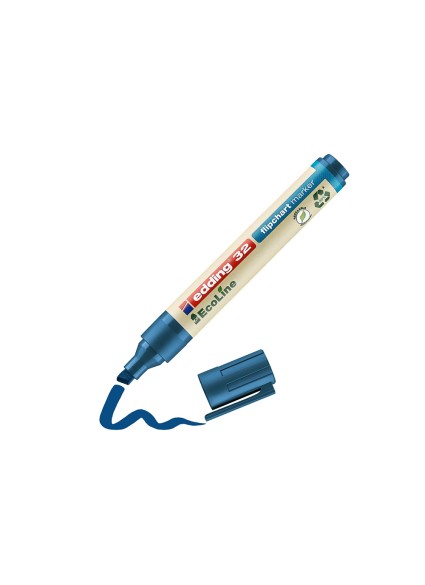 Edding 32 EcoLine Flipchart Marker Blue (4-32003) (EDD4-32003)