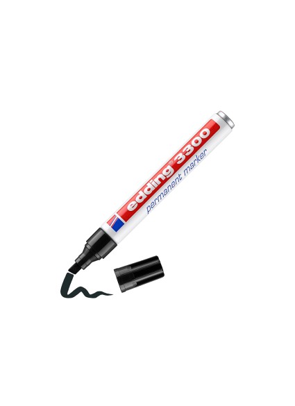 Edding 3300 Permanent Marker Black (4-3300001) (EDD4-3300001)