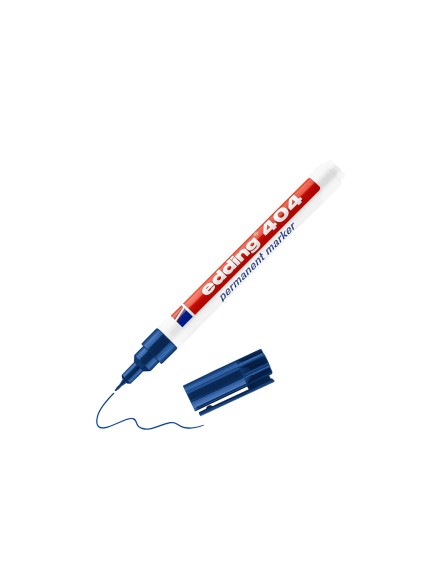 Edding 404 Permanent Marker Blue (4-404003) (EDD4-404003)