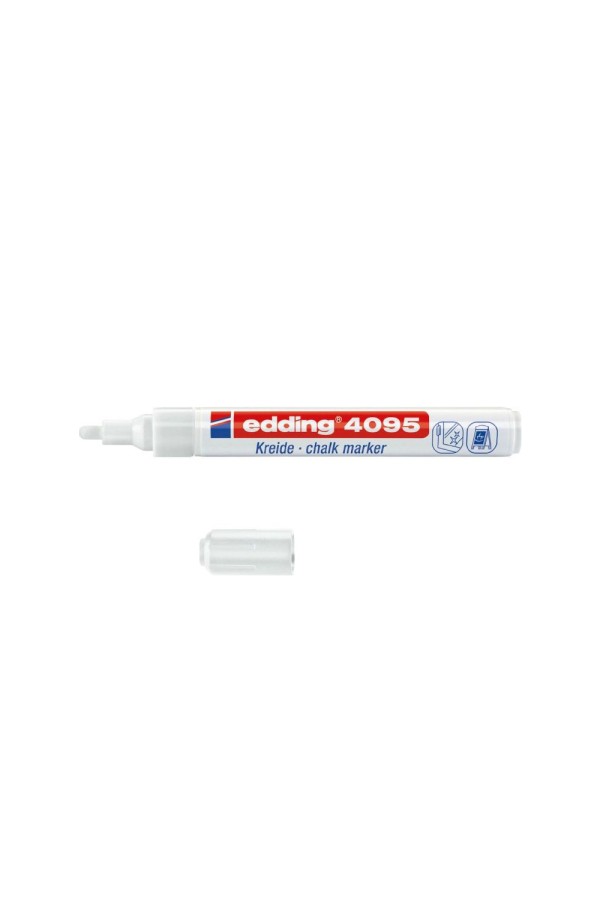 Edding Chalk Marker 4095 White (4-4095049) (EDD4-4095049)