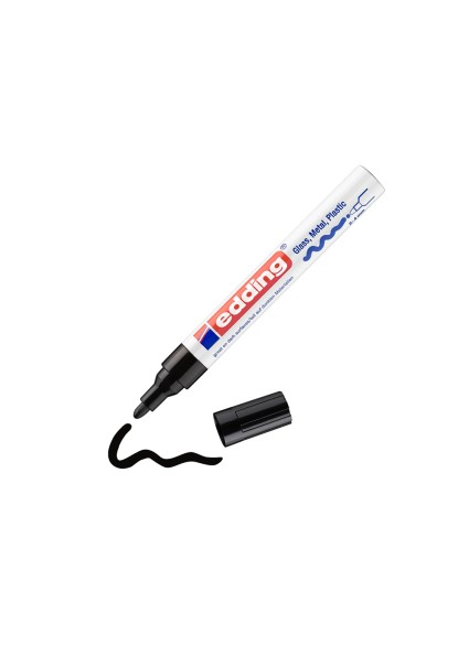 Edding 750 Gloss Paint Marker Black (4-750-9-001) (EDD4-750-9-001)