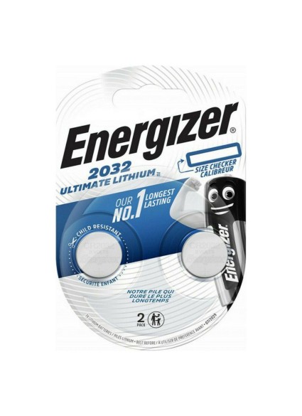 Energizer Ultimate Lithium Μπαταρίες Ρολογιών CR2032 3V 2τμχ (17075105) (ENE17075105)