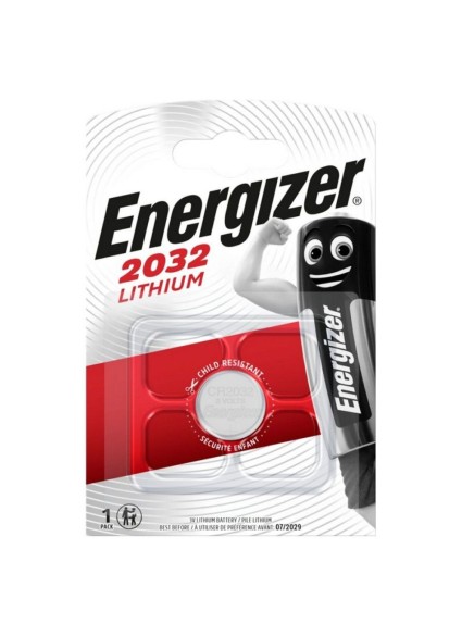 Energizer Μπαταρία Λιθίου Ρολογιών CR2032 3V 1τμχ (9281901) (ENE9281901)