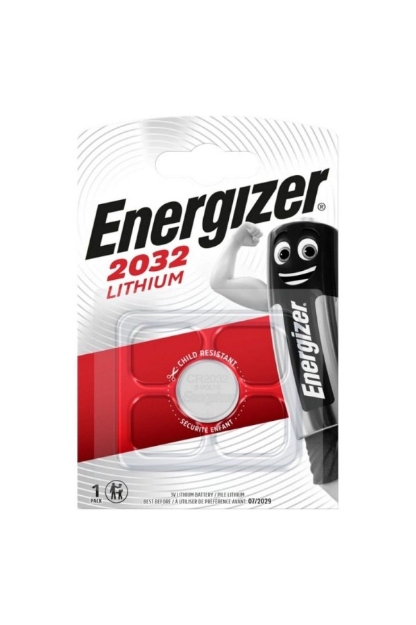 Energizer Μπαταρία Λιθίου Ρολογιών CR2032 3V 1τμχ (9281901) (ENE9281901)