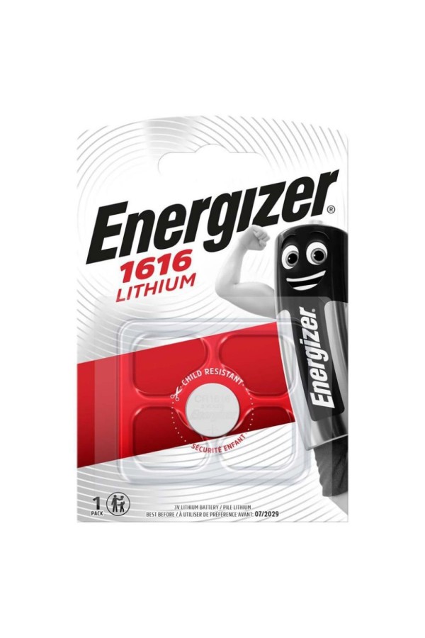 Energizer Μπαταρία Λιθίου Ρολογιών CR1616 3V 1τμχ (9281982) (ENE9281982)